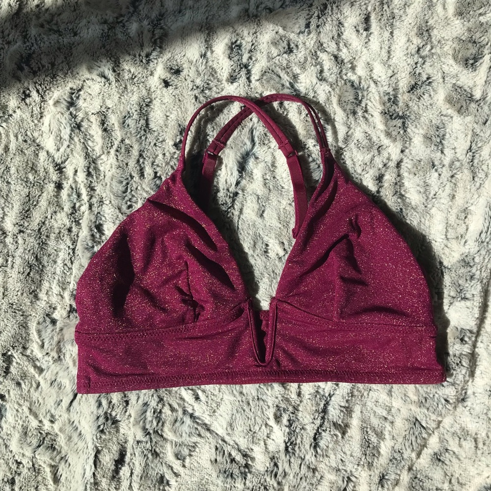 Auden Red Triangle Bralette Intimates